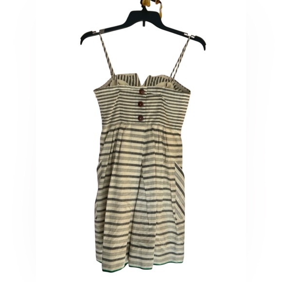Anthropologie Maeve Changing Stripes Strapless Dress, Size 4, EUC - Picture 3 of 13